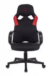 Геймерское кресло Бюрократ ЗОМБИЕ РУННЕР Черный-красный / ZOMBIE RUNNER