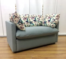 Кухонный уголок Страйк Серый/Мальмо 72 (цветы)