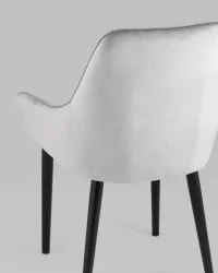 Стул Джоан велюр Светло-серый