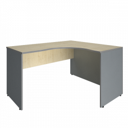 Стол криволинейный правый Рива А.СА-3 Пр Клен/Металлик / Riva