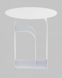 Журнальный столик Арвел металл белый / Arwel