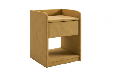 Тумба дизайнерская Аманда 2 ТМ-003.2 медовый (велюр) / TM-003.2