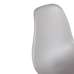 Стул со спинкой CИНДЙ (ЕАМЕС) (мод. 1801) дерево бук/металл/сиденье пластик, 45кс51кс82 см, Лигхт грей (светло-серый) / CINDY (EAMES) (mod. 45x51x82 Light grey