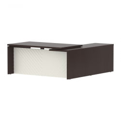 Стол руководителя левый Торр ЛУКС ТЛCТ 1820 Л Венге Магия Латте / Torr LUX TLCT L