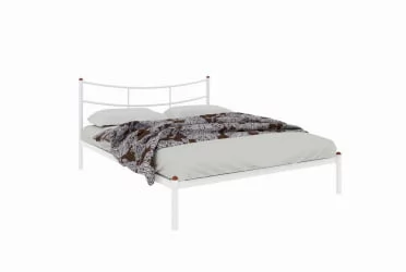 Кровать двуспальная из металла София 1800х2000 Белая