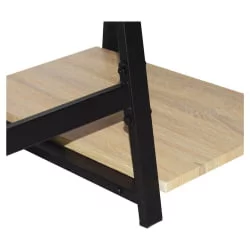 Стол на металлокаркасе БРАБИКС ЛОФТ CД-006 Дуб натуральный / BRABIX LOFT CD-006