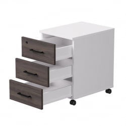 Тумба мобильная Еверпроф ЕВО 254Т001 Дуб Пасадена Белый / Everprof EVO