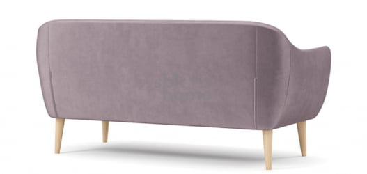 Диван Реймс ткань Сага Манго (800*1700*840) Коралловый, Т1838591/60811/5 / Saga Mango T1838591/60811/5