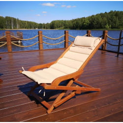 Складное кресло-шезлонг АФМ-709А Беиге / AFM-709A Beige