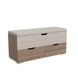 Тумба для обуви Флинт 2-4201 Ясень шимо темный/светлый