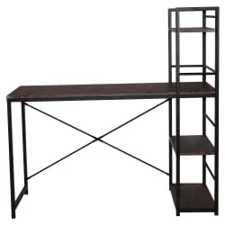 Стол на металлокаркасе БРАБИКС ЛОФТ CД-005 Мореный дуб / BRABIX LOFT CD-005