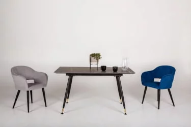 Стол раздвижной Месси 120-160 Мрамор графит