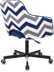 Кресло для оператора Бюрократ CХ-380М Сапфировый Италиа 17 зигзаг / CH-380M Italia