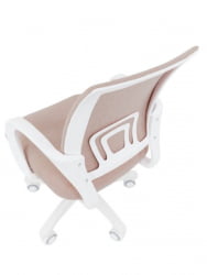 Детское кресло CХАИРМАН ТИН (КИДС) 103 белый пластик БАРНИ (БАРНИ) Зефир / CHAIRMAN (KIDS) (BARNI)