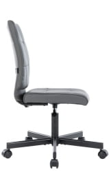 Кресло для персонала Еверпроф ЕП-300 Экокожа Серый / Everprof EP-300