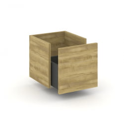 Вставка в надставку - один ящик+ЗС CОНCЕПТ CН.НП-001 Дуб Винченцо Антрацит / CONCEPT CN.NP-001