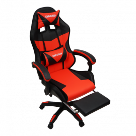 Кресло 1209 КИНГКУЕЕН, цвет черный/красный с подсветкой, 1209-блаcк-ред-масс-лед / KINGQUEEN, 1209-black-red-mass-led