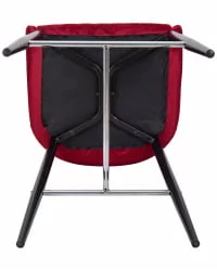 Стул барный ДОБРИН CХРИСТИАН 75 Бордовый велюр В108-85 / DOBRIN CHRISTIAN V108-85