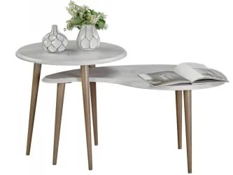 Стол в гостиную БеаутйСтйле 2 Дуб дымчатый/шимо / BeautyStyle