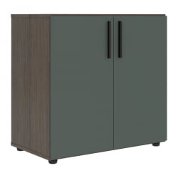 Шкаф с глухими малыми дверьми ВЕЛИОН ВЛCС 80.1 Нефрит Дуб Сильвер / VELION VLCS