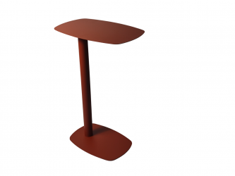 Журнальный столик Еанна Л металл красный / Eanna L