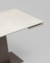 Стол Арнон 120-180/80/76 см керамика Кармен лигхт грей / Carmen light grey