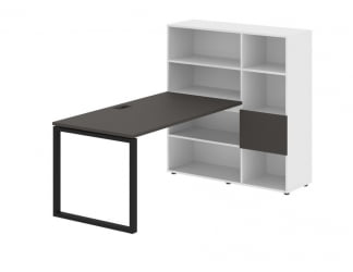 Рабочая станция ЕДИС ЕКРСТ 1215 Мокко Черный Белый / EDIS EQRST