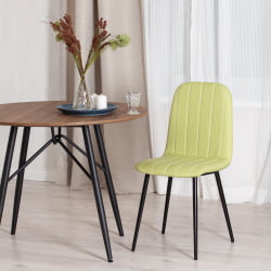 Стул АРC АРC ткань/металл, 46 х 52 х 88 см, фисташковый 64/черный / ARC ARC