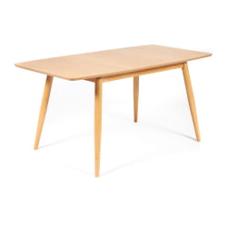 Раздвижной стол Павиллион (Павильон) основание бук, столешница мдф, 80кс120+40кс75см, Натуральный / Pavillion 80x120+40x75см,