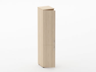 Шкаф высокий закрытый Глассй 6.19.13Л Туя / Glassy