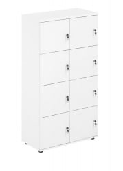 Локер 8 ячеек Сигма СГ.819.ВХ.ВХ Белый / Sigma SG.819.WH.WH