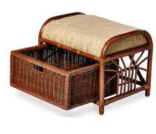 Пуф с 1 выдвижным ящиком 12/20 молочный шоколад