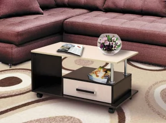 Журнальный стол журнальный №13 Венге/Дуб молочный