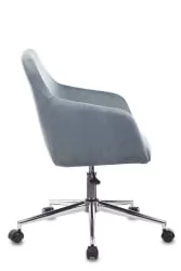 Кресло для оператора Бюрократ CХ-380СЛ Голубая сталь Италиа 21 / CH-380SL Italia