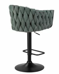 Стул барный ДОБРИН ЛЕОН Зеленая ткань ЛАР 275-23 / DOBRIN LEON LAR