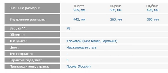 Депозитная ячейка ДБ-4С / DB-4S