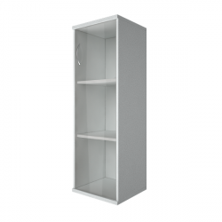 Шкаф средний узкий правый Рива А.СУ-2.4 Пр Белый / Riva