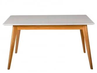 Стол раскладной Лунд 140-180 БУК-Белый