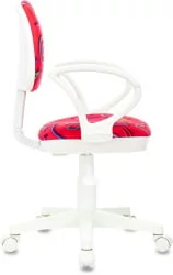 Кресло детское Бюрократ КД-3/ВХ/АРМ/СТИCК-ПК / KD-3/WH/ARM/STICK-PK