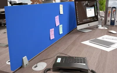 Экран разделительный (с тканью) КСФП 163 (Синий) / XFP