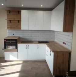 Глянцевый фартук (КОМПОЗИТ) КМ 10 Белый / KM