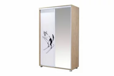 Шкаф-купе Хаски 23 Дуб Ирландский Белый