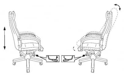 Кресло руководителя Бюрократ Т-9927ВАЛНУТ Слоновая кость / T-9927WALNUT