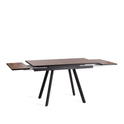 Стол ВИГО ЛДСП/ХПЛ/металл, 120 кс 80 кс 30 х 30 х 75 см, Дуб Вотан/черный / VIGO ЛДСП/HPL/металл, x x