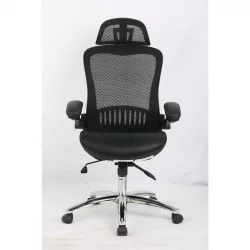 Кресло руководителя ЕЧаир-552 ТТВ Нет 526697 Черное / EChair-552 TTW Net