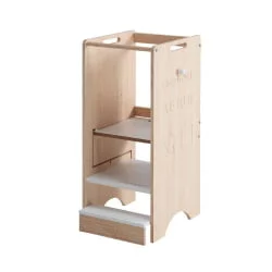 Детский стул из дерева Микуна Тротта МОНТ-1872 Ватервоод/Вхите / Micuna Trotta MONT-1872 Waterwood/White