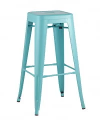 Стул барный Толикс Голубой матовый / Tolix