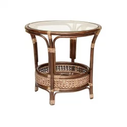 Стол для дачи Пеланги 02/15-2 темно коричневый / Pelangi