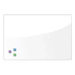 Доска магнитно-маркерная стеклянная БРАУБЕРГ 40х60 см Белая / BRAUBERG