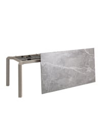 Стол обеденный Варден раскладной 160-220х90 см керамика серый / Varden